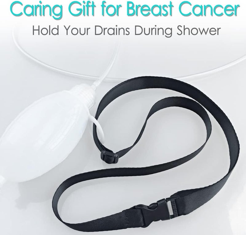 HapiPoppy 2 Pack Shower Lanyard for Mastectomy Drain Holder JP Drainage/Breast Cancer/Bilateral/Unilateral/Abdominal Debridement/Tummy Tuck Patients, After-Surgery Recovery Management - Image 5